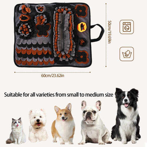 Schnüffelmatte für Hunde, Leckerli-Spendermatte für Hunde, 2