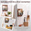 Rustics Inspires Wood Wall Mount Mail Sorter With 3-dark brown 5
