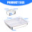 Conservateurs alimentaires empilables-Petit format 600 ml blanc 4