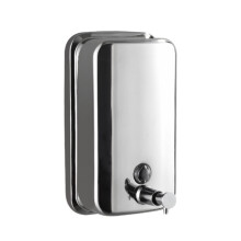 304 Stainless Steel Wall Mount Soap Dispenser 500ml Leakproof Refillable Liquid Dispenser for Bathroom Kitchen Hotel