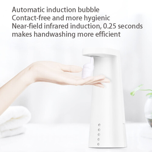 Automatic Soap Dispenser with Touchless Smart Sensor, Rechargeable Hands  for Bathroom and Kitchen 2
