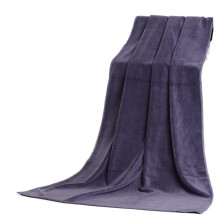 Soft Thickened Microfiber Bath Towel Black, Quick Dry and Absorbent Hair Drying Towel for Home Gym Salon