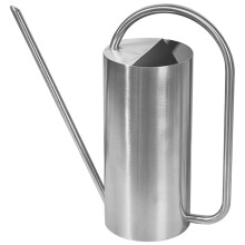 Stainless Steel Metal Watering Can with Long Spout for Indoor Plants, NoSpill, Ergonomic Handle