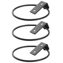 Wall Mounted Plant Holder 6pcs Iron Flower Pot Ring Set, Durable Metal Hanger for Indoor Outdoor Use