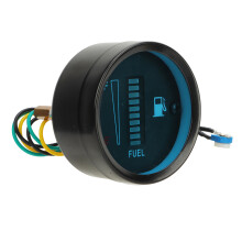 Motorcycle Fuel Level Gauge 52mm/2.0in Green 12V