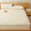 Twin XL Fitted Sheet Beige Quilted Mattress Protector, Soft Microfiber Deep Pocket Elastic Fit 4