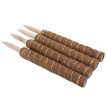 Moss Pole for Plants Indoor 4PCS 45CM Coir Totem Pole with Durable Coir Construction and Sharpened Wood Stake