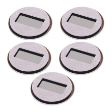 Furniture Caster Cups and Wheel Stoppers for Hardwood Floors, Non‑Slip Scratch Protection Pads (B, One Size)