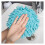Round Microfiber Hand Towel White 1PC Fast Drying Soft Fluffy Bathroom and Kitchen Use 3