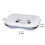 Double Draining Soap Holder for Bathroom and Kitchen, Wall Mounted Fast Drying Soap Dish B 2