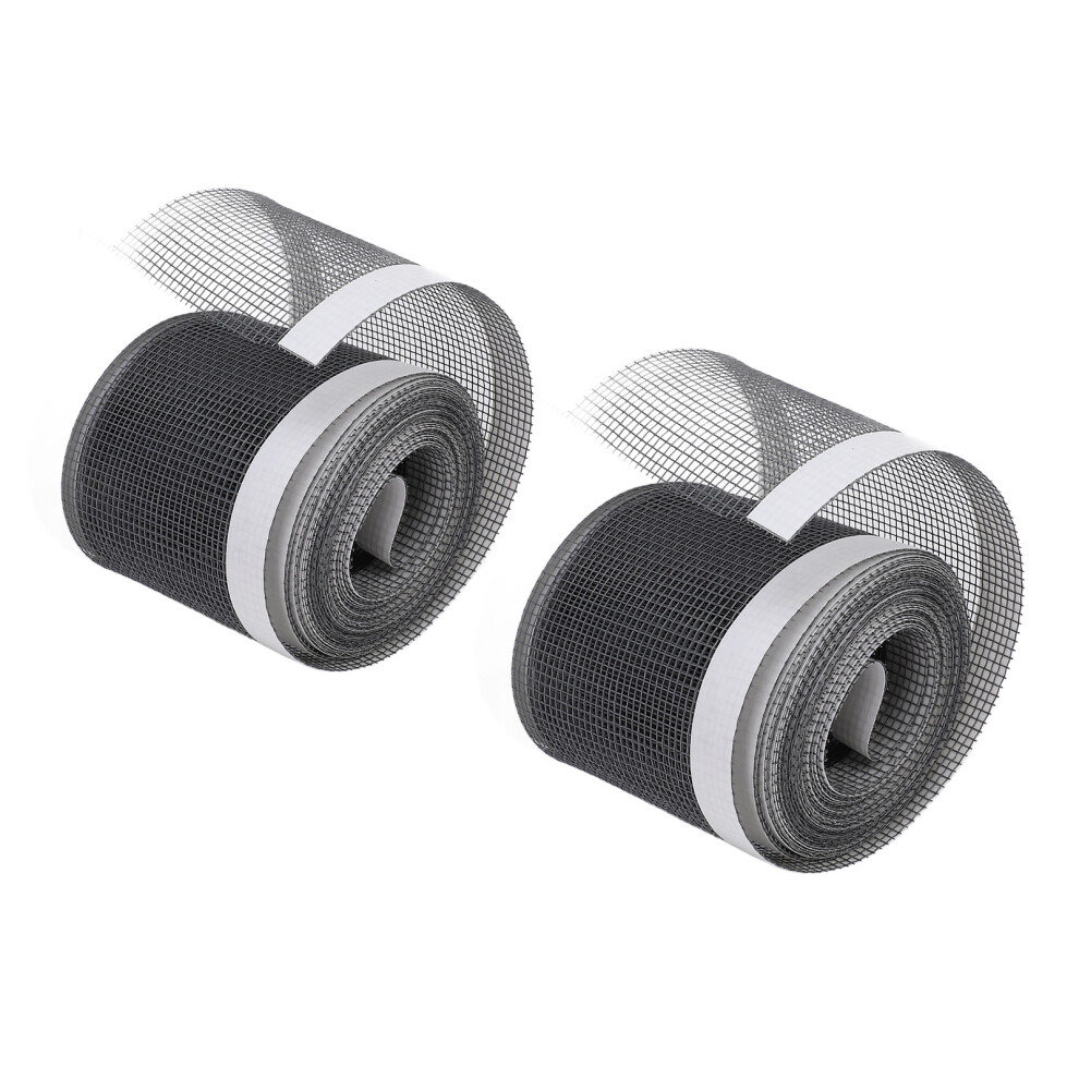2Pcs Window Screen Repair Tape, Cuttable Mesh