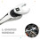 10 Unidades Chave Crowfoot de 3/8 Polegadas 10 A 22mm Métrica SAE Imperial Cromada Chave de Extremidade Aberta para Pés 5