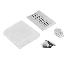 DIY Customizable Magnetic Window Screen Fiberglass Mesh-White