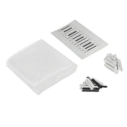 DIY Customizable Magnetic Window Screen Fiberglass Mesh-White