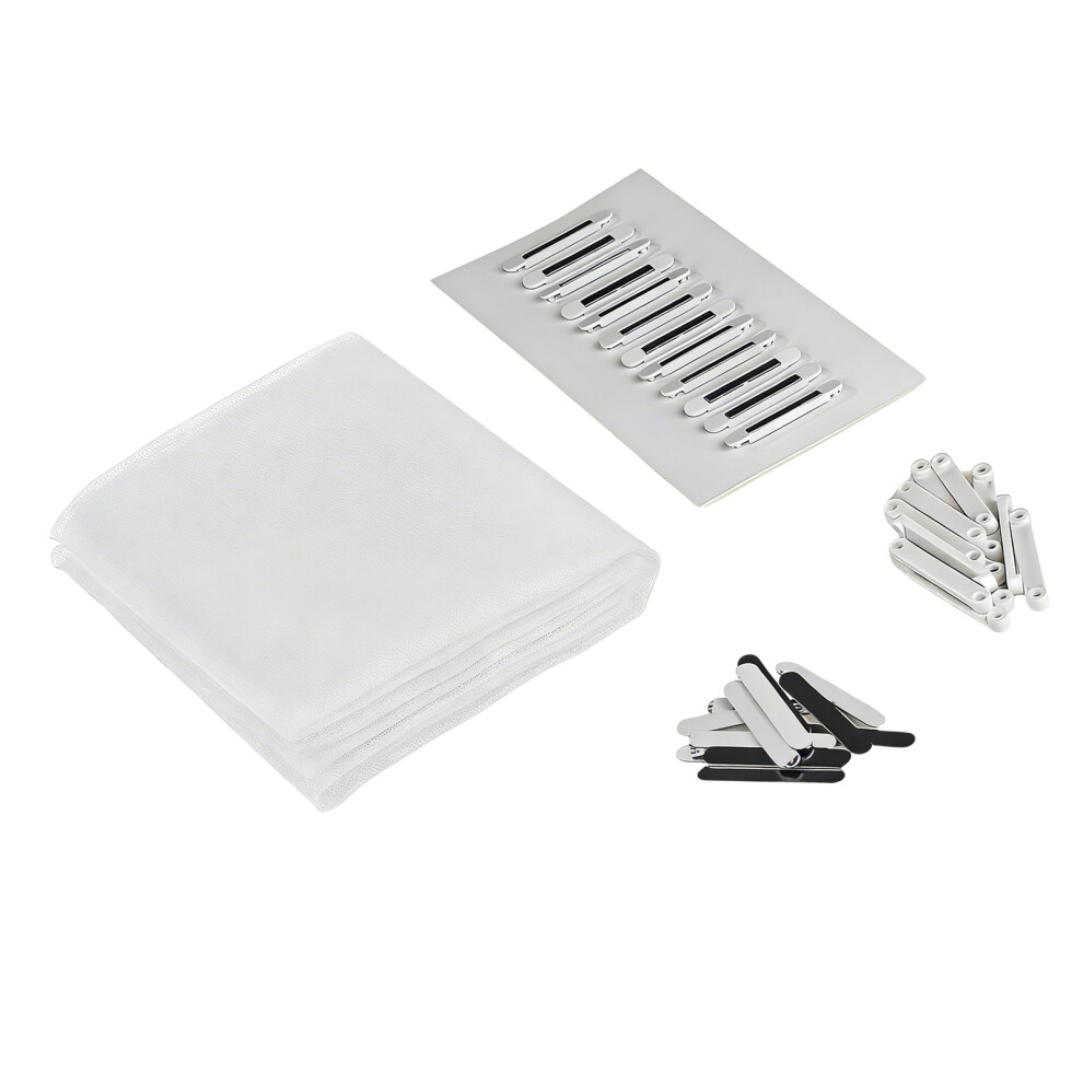 Diy Customizable Magnetic Window Screen Fiberglass Mesh-White 7695000925649