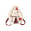 Plush Backpack Gothic Plaids Dog Backpack Cartoon-red rabbits 1