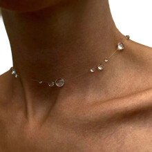 Elegant Waterdrop Pendant Necklace/Bracelet/Earrings Set-4