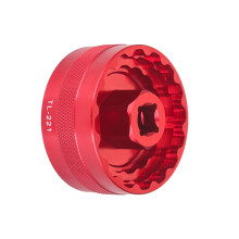 Lightweight Aluminum Alloy Bottom Bracket Tool Compatible-Red