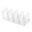 Elegant Handbag Shelf Organizer Elegant Storage-White 4 squares 1