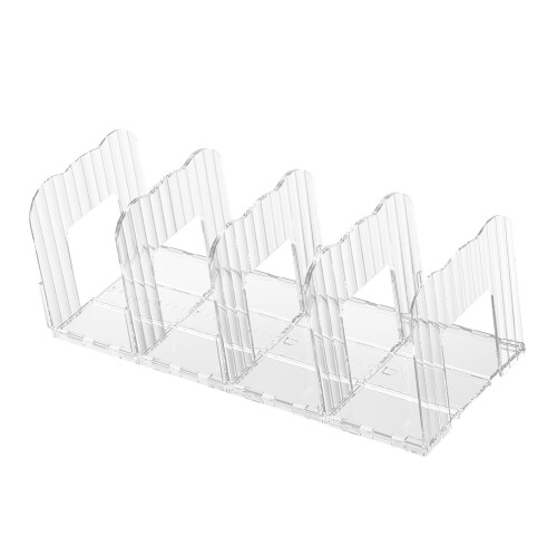 Elegant Handbag Shelf Organizer Elegant Storage-White 4 squares