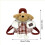 Plaids Hunderucksack, Tagesrucksack mit-Orangenhund 4