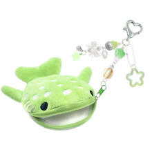 Playful Shark Style Miniature Purse For Children Storage-Green
