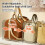 Tragbarer Regal-Organizer, einfache Montage,-Schwarz 3 Gitter 4