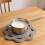 Decorative Octagonal Placemat Heatproof Handmade-white 18cm 6
