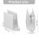 Pack Of 3 Wall Mount Brackets For Awning Roller Blind Crank-3 4