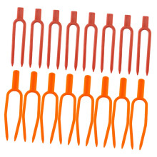 400 Pcs Plant Support Clips for Garden and Greenhouse, Press‑On Easy Fix, Reusable Vine Clamps for Strawberry