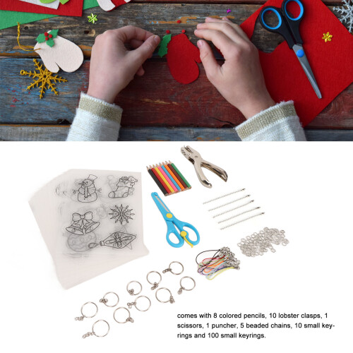 Heat Shrink Sheets Kit SemiTransparent 8x6cm Pack 2