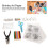 Heat Shrink Sheets Kit SemiTransparent 8x6cm Pack 4
