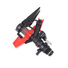 360 Degree Rotating Garden Sprinkler 1/2 Inch Adjustable Impact Lawn Irrigation System for Even Water Distribution