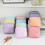 Toiletry Bag Striped Bubble Cloth Storage Container-lake blue 3