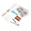 Heat Shrink Sheets Kit SemiTransparent 8x6cm Pack 12
