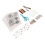 Heat Shrink Sheets Kit SemiTransparent 8x6cm Pack 14
