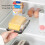 Multifunctional Butter Dish with Lid Cheese Slicer-Black 7