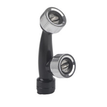 Pressure Garden Misting Nozzle Dual Head Sprinkler Fitting for Fast Even Watering Irrigation