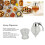 2-Pcs Honey Dispenser Hourglass Shape Transparent 3
