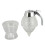 2-Pcs Honey Dispenser Hourglass Shape Transparent 10