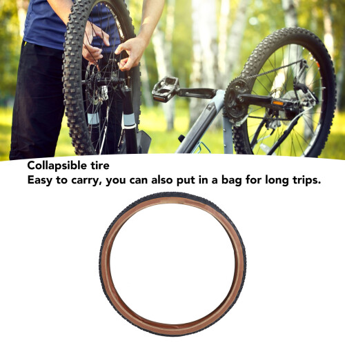 29x2.20 MTB Tire Black/Yellow Antipuncture 2