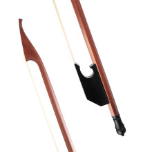 4/4 Brazilian Rosewood Violin Bow with Ebony Frog, Balanced Control Feel, Professional Full Size