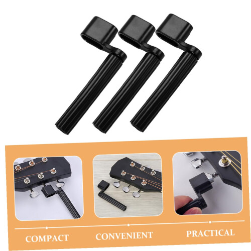 3 Pack Guitar String Winder Set with Ergonomic Handle for Fast String Changing on Acoustic Electric Bass Ukulele 2