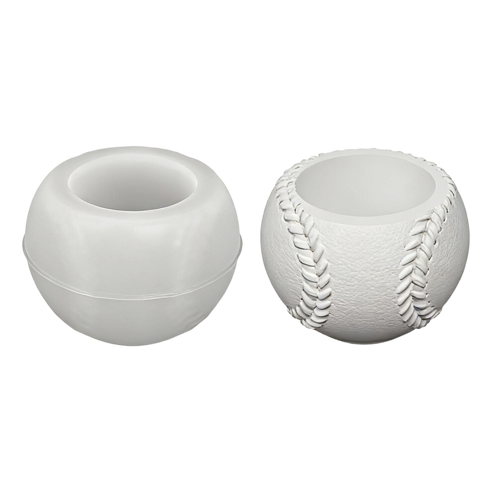 Baseball Shape Silicone Candle Cup Molds For Resin Casting-B 7627001338180
