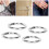 20Pcs Spring O-Rings 1.61in Dia 0.2in Thick Silver 1
