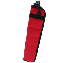 Drumstick Holder Bag with Adjustable Shoulder Strap, Padded Storage Case for Drummers