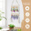 2 Tier Hanging Herb Drying Rack Handwoven Boho Style Dryer with Adjustable Hanging System and Gift Tags 4