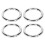 20Pcs Spring O-Rings 1.61in Dia 0.2in Thick Silver 16