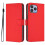 (Red) For Wiko T60 Cubot P80 Solid Color PU Protective Phone Case Cover 1