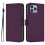 (Violet) For Wiko T60 Cubot P80 Solid Color PU Protective Phone Case Cover 1